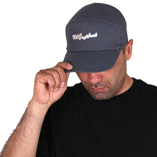 کلاه تبلیغاتی اقتصادی 4 کلاه جلو تلویزیونی جنس کتان